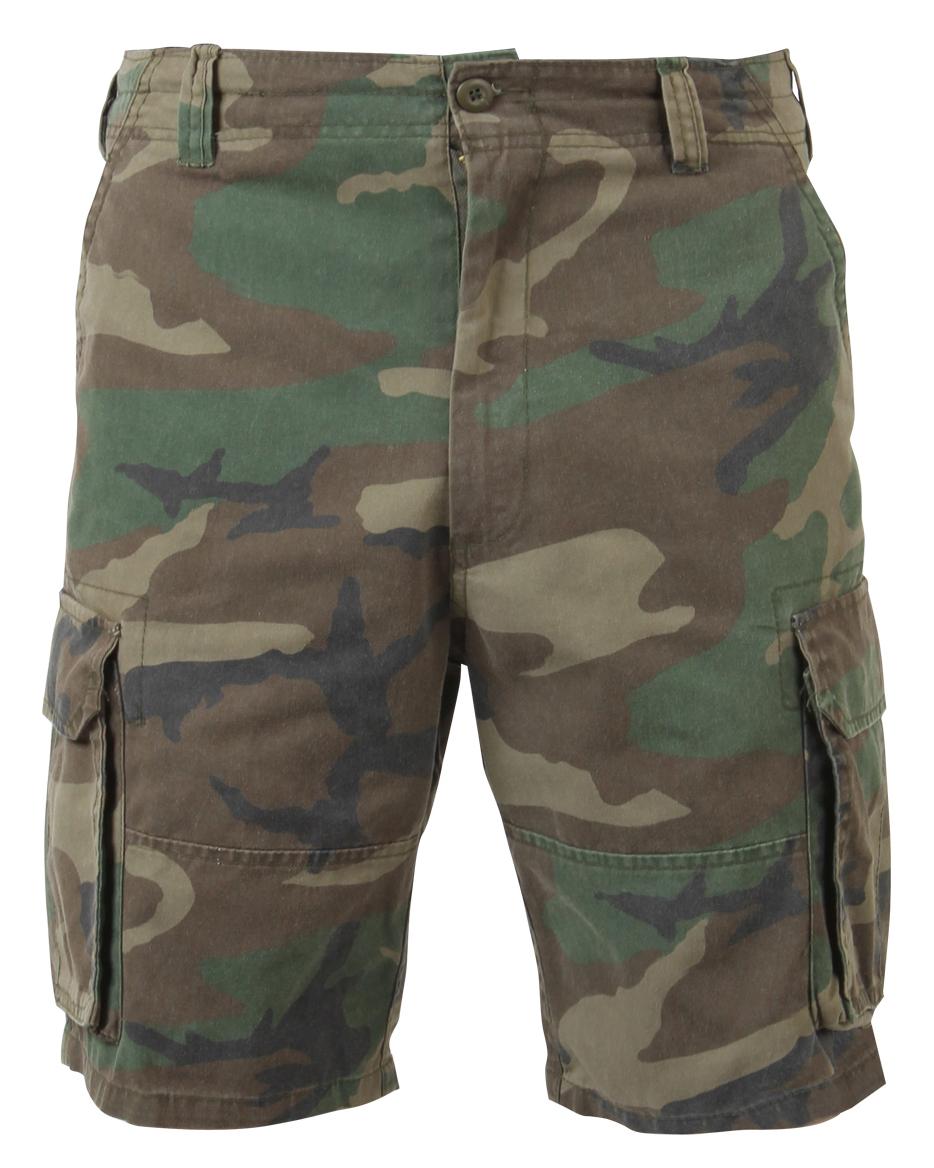 Vintage Camo Paratrooper Cargo Short – JackThreads