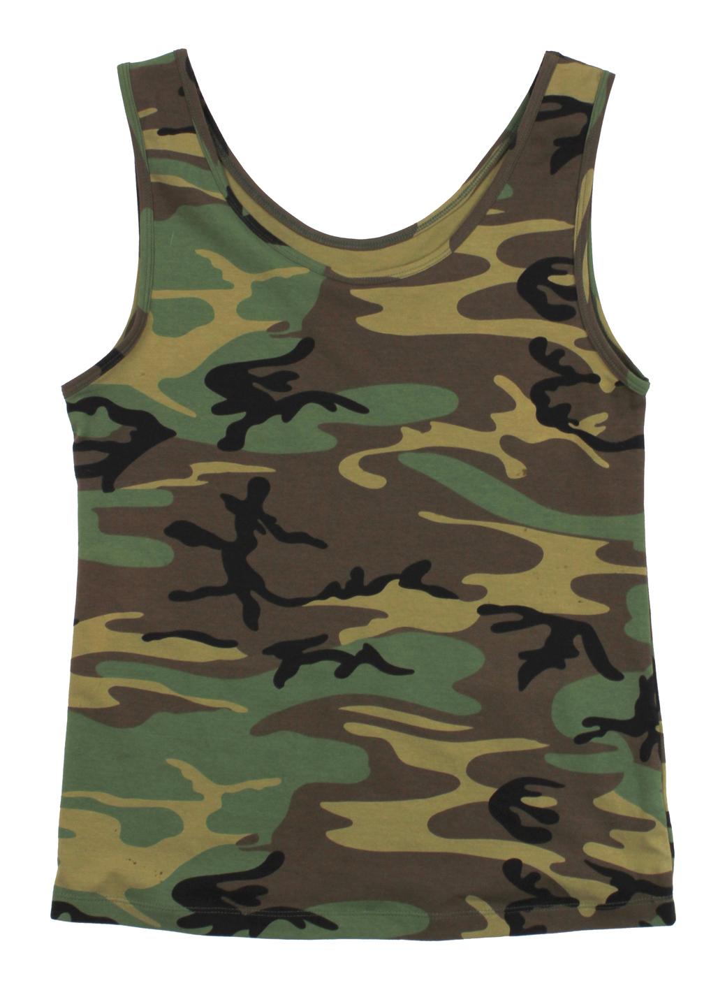 Custom Camouflage Workout Tank Tops Shapewear Women Heat Trapping