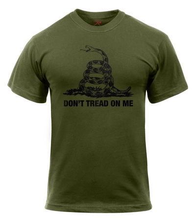 T-shirt 'don't tread on me'-m/c