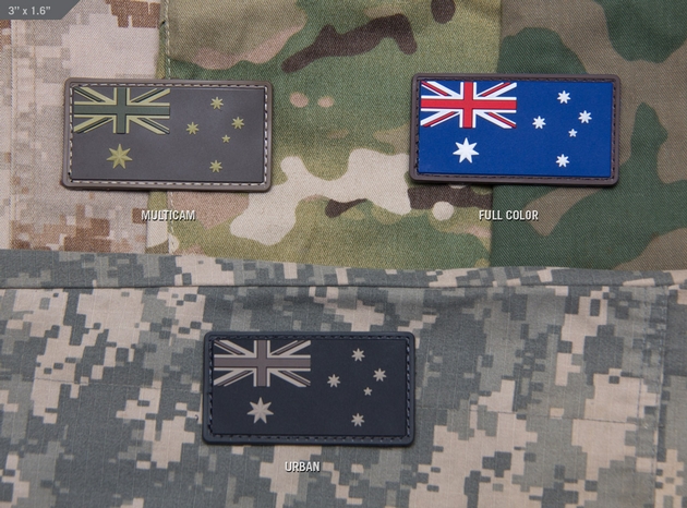 Écusson drapeau australien-pvc