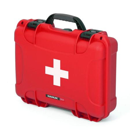 Nanuk 910 case w/first aid logo-empty