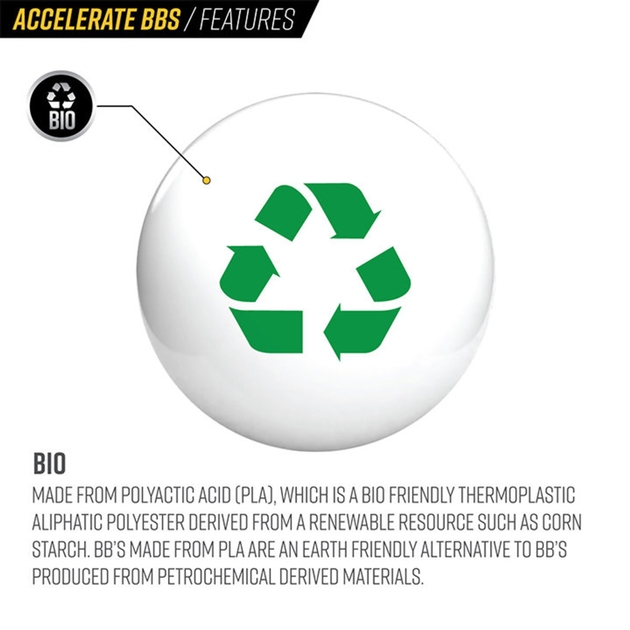 5000 bbs .20g accelerate biodégradable - 6mm