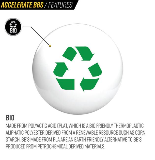 5000 bbs .25g accelerate biodégradable - 6mm