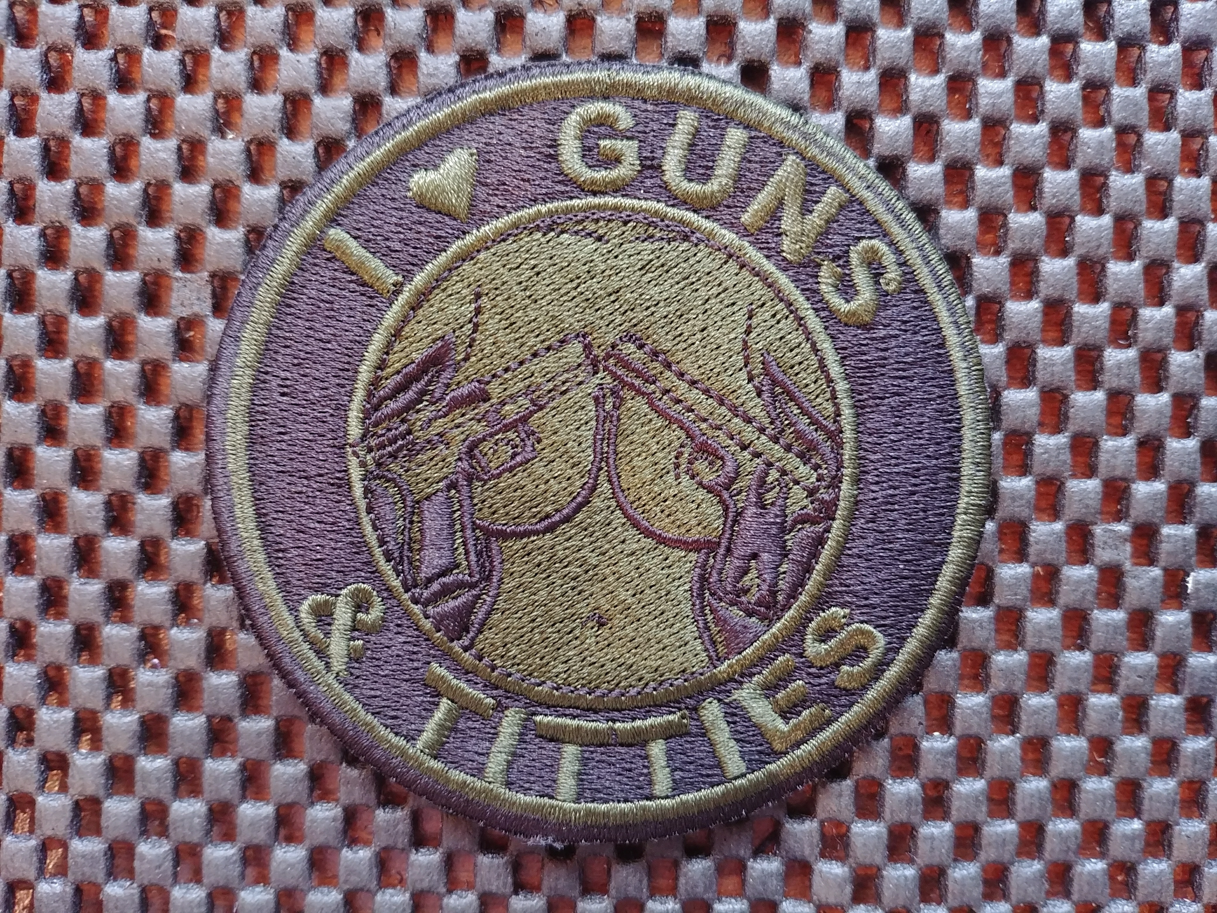 I LOVE GUNS & TITTIES – Custom Patch Canada